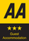 AA - 3 star guest accommodation